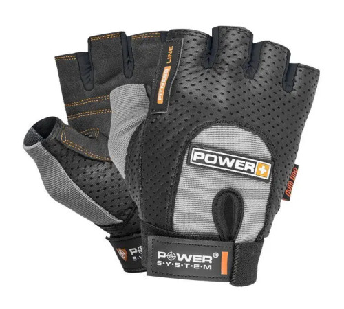 Рукавички для фітнесу Power System PS-2500 Power Plus XXL, чорно-сірі