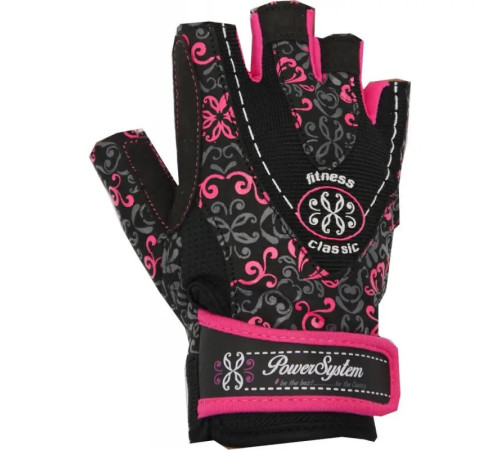 Рукавички для фітнесу жіночі Power System PS-2910 Classy M, рожеві