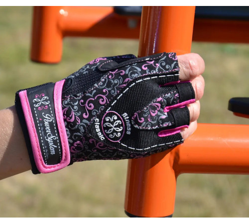 Рукавички для фітнесу жіночі Power System PS-2910 Classy M, рожеві