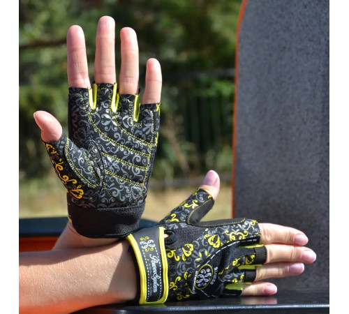 Рукавички для фітнесу жіночі Power System PS-2910 Classy XS, жовті