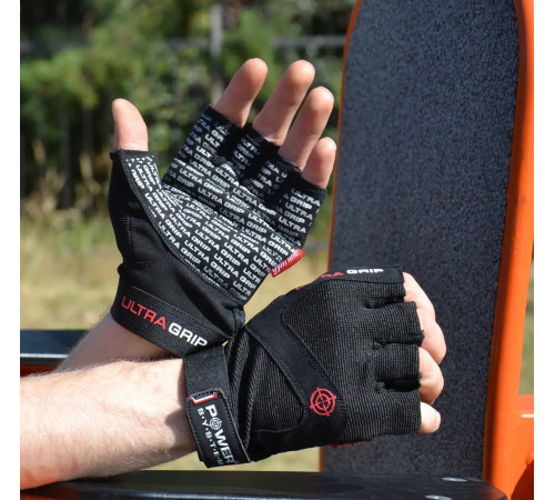 Рукавички для фітнесу Power System PS-2400 Ultra Grip XXL, чорні