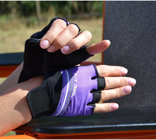 Рукавички для фітнесу жіночі Power System PS-2920 Evo S, фіолетові