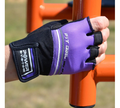 Рукавички для фітнесу жіночі Power System PS-2920 Evo M, фіолетові