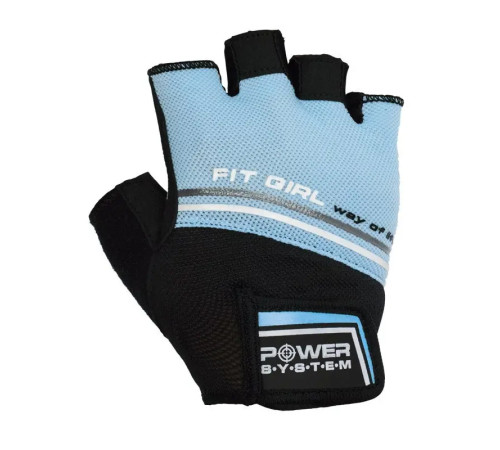 Рукавички для фітнесу жіночі Power System PS-2920 Evo S, блакитні