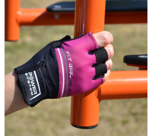 Рукавички для фітнесу жіночі Power System PS-2920 Evo M, рожеві