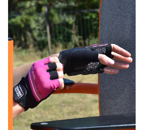 Рукавички для фітнесу жіночі Power System PS-2920 Evo M, рожеві