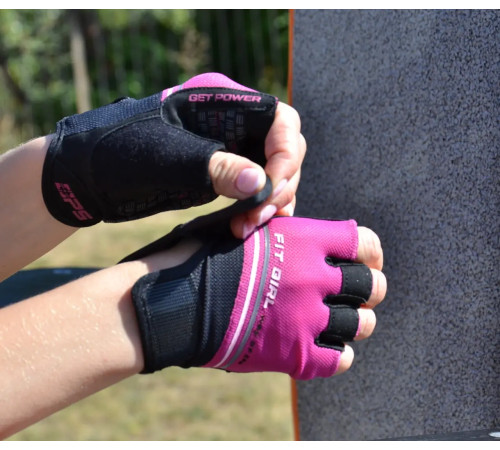 Рукавички для фітнесу жіночі Power System PS-2920 Evo M, рожеві