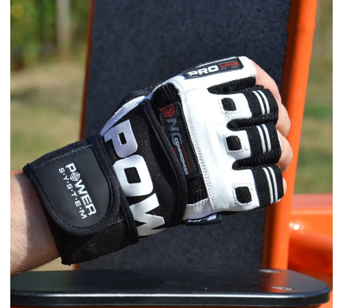 Рукавички для фітнесу Power System PS-2700 No Compromise XXL, чорно-білі