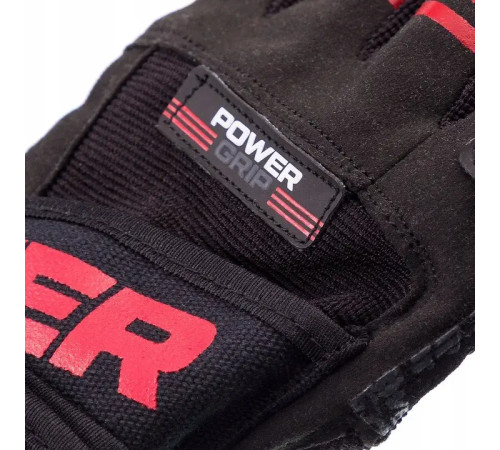 Рукавички для фітнесу Power System PS-2800 M, чорно-червоні