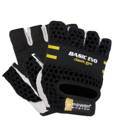 Рукавички для фітнесу Power System PS-2100 Basic EVO S, чорно-жовті