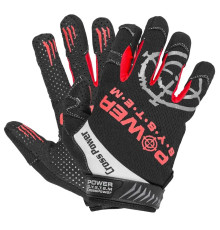 Рукавички для кросфіту Power System PS-2860 M, чорно-червоні