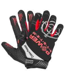 Рукавички для кросфіту Power System PS-2860 M, чорно-червоні