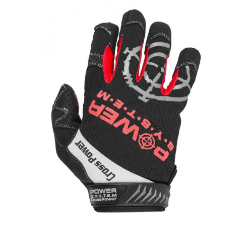 Рукавички для кросфіту Power System PS-2860 M, чорно-червоні