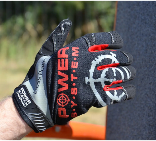 Рукавички для кросфіту Power System PS-2860 M, чорно-червоні