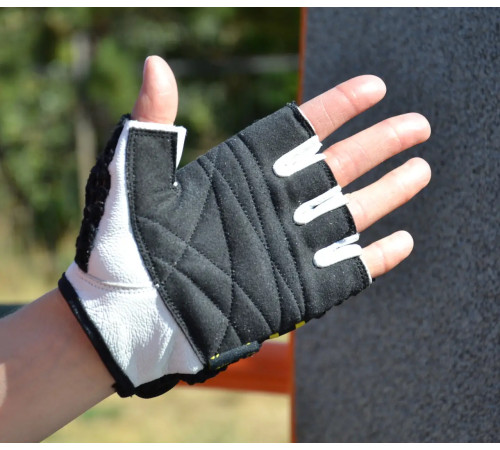 Рукавички для фітнесу Power System PS-2100 Basic EVO M, чорно-жовті