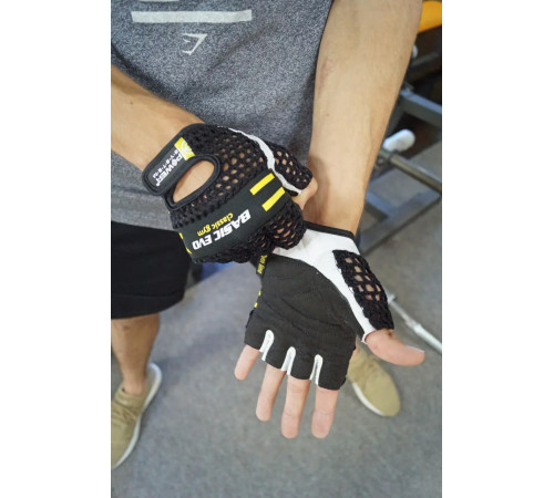 Рукавички для фітнесу Power System PS-2100 Basic EVO M, чорно-жовті