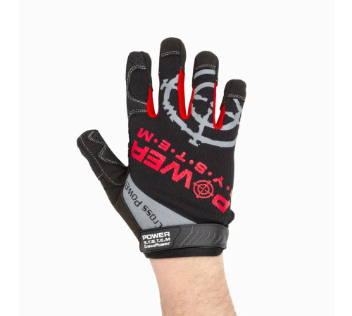 Рукавички для кросфіту Power System PS-2860 XL, чорно-червоні