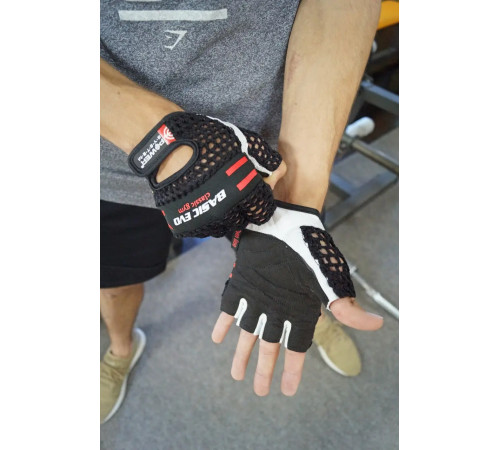 Рукавички для фітнесу Power System PS-2100 Basic EVO S, чорно-червоні