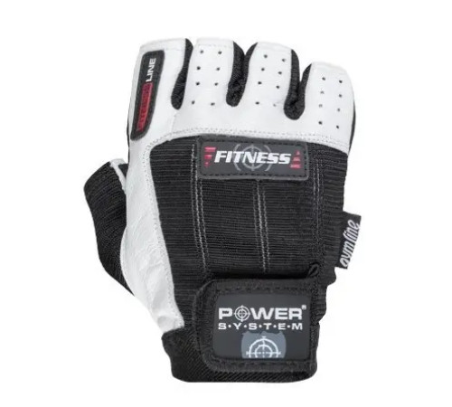 Рукавички для фітнесу Power System PS-2300 Fitness XS, чорно-білі
