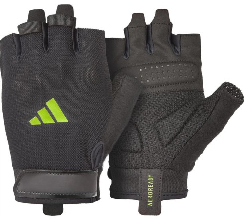 Рукавички для тренінгу Adidas Essential Training Gloves розмір S, чорно-зелені