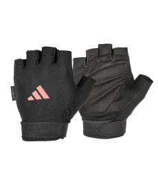 Рукавички Adidas Aeroready, чорно-рожеві
