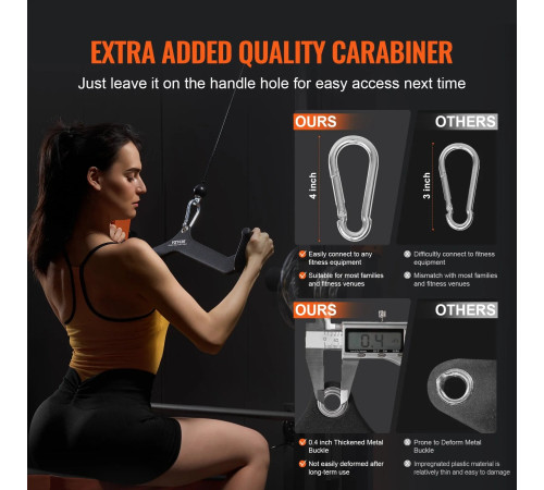 Ручки для верхньої тяги VEVOR TSJC-1, 2, 3, 5#, TSZW-4#