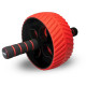 Колесо для тренування м'язів пресу Power System PS-4107 Full Grip з килимком, червоне