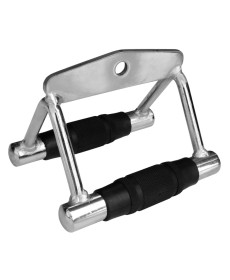 Ручка для тяги York Fitness з паралельним вузьким хватом, хром