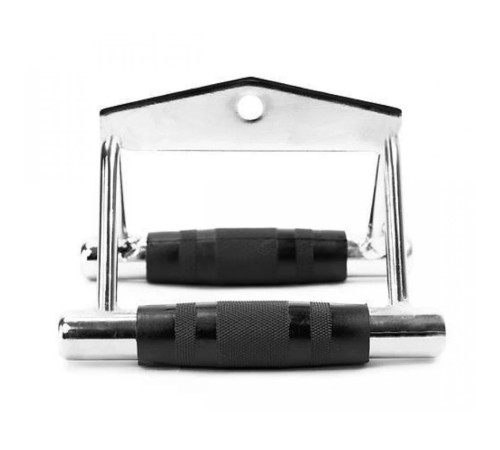 Ручка для тяги York Fitness з паралельним вузьким хватом, хром