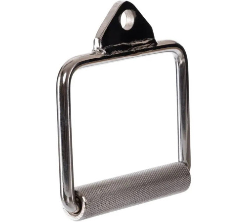 Ручка для тяги York Fitness одинарна на дельту/біцепс, хром