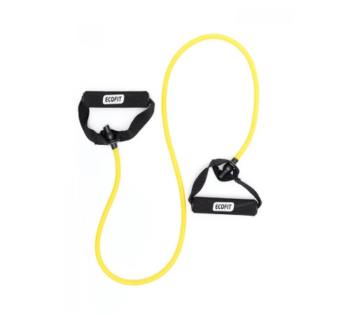 Еспандер трубчастий Ecofit MD1306, жовтий