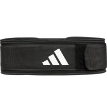 Пояс для важкої атлетики Adidas Perfomance Weightlifting Belt 62-75 см, чорний Уні XS