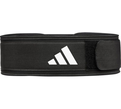 Пояс для важкої атлетики Adidas Essential Weightlifting Belt розмір M (82,5-92 см), чорний