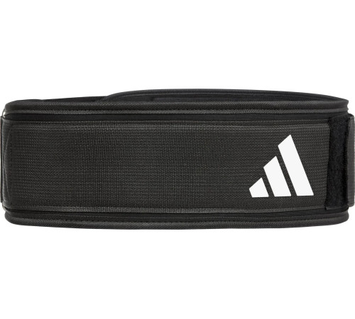 Пояс для важкої атлетики Adidas Essential Weightlifting Belt розмір M (82,5-92 см), чорний
