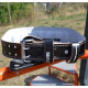 Пояс для бодібілдингу шкіряний Power System PS-3100 - чорний/ розмір L