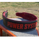 Пояс для бодібілдингу шкіряний Power System PS-3830 - чорно-червоний/ розмір L