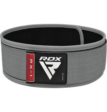 Пояс для бодібілдингу RDX RX1 - сірий/ розмір S