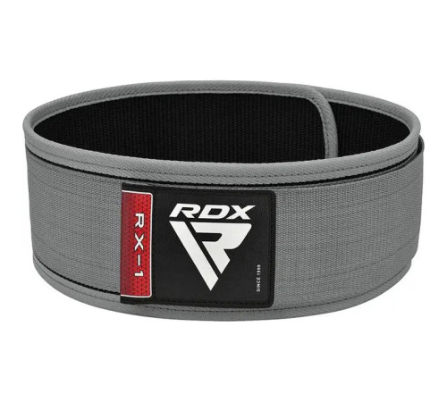 Пояс для бодібілдингу RDX RX1 - сірий/ розмір S