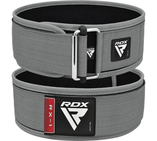 Пояс для бодібілдингу RDX RX1 - сірий/ розмір S
