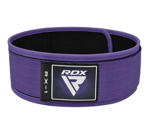 Пояс для важкої атлетики RDX RX1 Weight Lifting Belt Purple XS