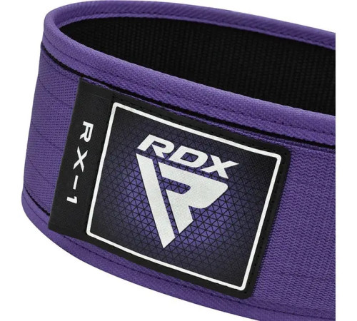 Пояс для важкої атлетики RDX RX1 Weight Lifting Belt Purple XS