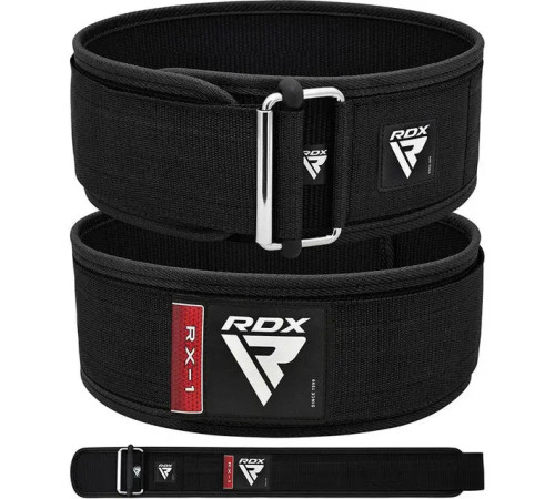 Пояс для бодібілдингу RDX RX1 - чорний/ розмір XL