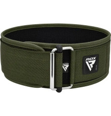 Пояс для бодібілдингу RDX RX1 Weight Lifting Belt - зелений/ розмір M