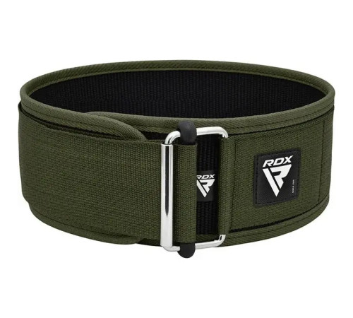 Пояс для бодібілдингу RDX RX1 Weight Lifting Belt - зелений/ розмір M
