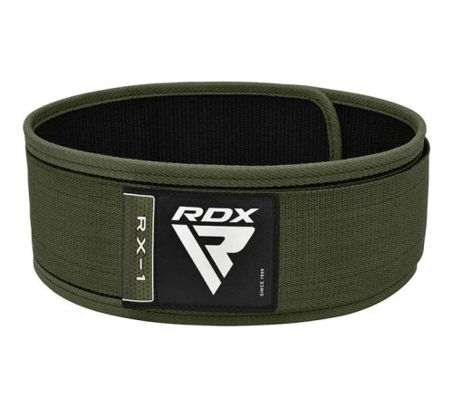 Пояс для бодібілдингу RDX RX1 Weight Lifting Belt - зелений/ розмір S