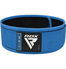 Пояс для бодібілдингу RDX RX1 - синій/ розмір S
