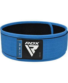 Пояс для бодібілдингу RDX RX1 - синій/ розмір S