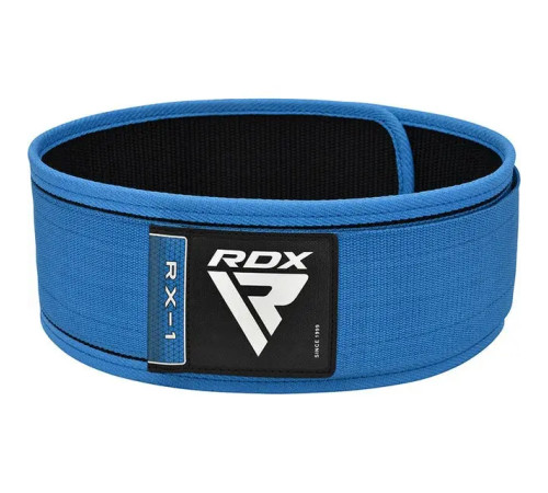 Пояс для бодібілдингу RDX RX1 - синій/ розмір XL