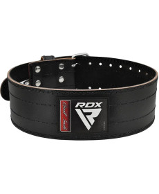 Пояс для пауерліфтингу шкіряний RDX RD1 - чорний/ розмір L