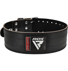 Пояс для пауерліфтингу шкіряний RDX RD1 -  чорний/ розмір M
